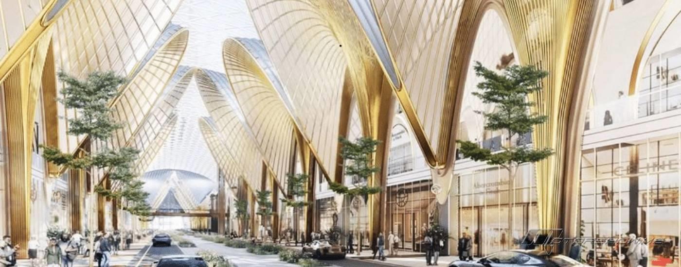 أول مول عالمي يمكن القيادة داخله