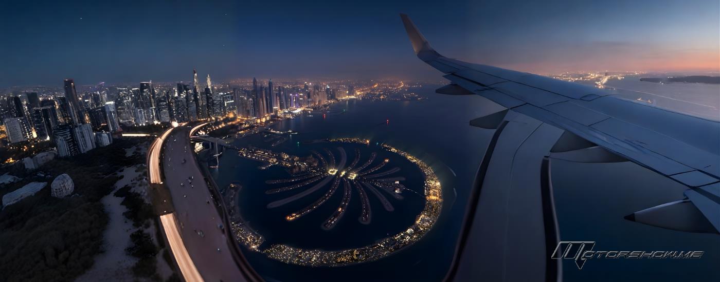 رسالة عيد مبارك المفاجئة تشعل سماء دبي فوق نخلة جميرا