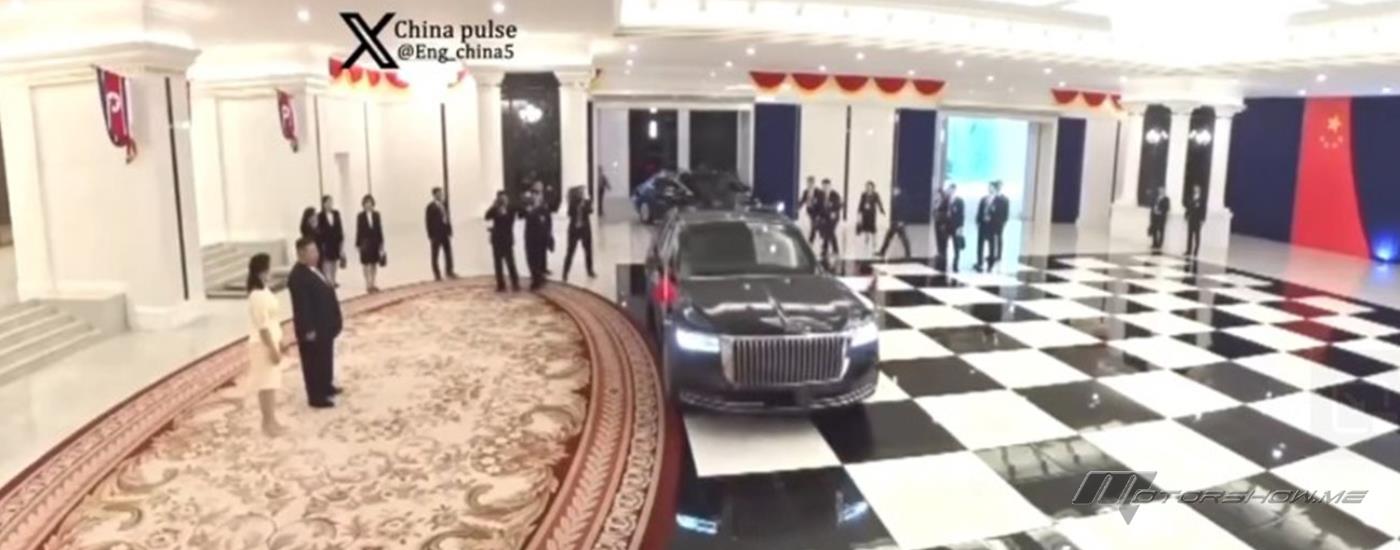 مشهد نادر في بيونغ يانغ: سيارة الرئيس الصيني تدخل القصر مباشرة