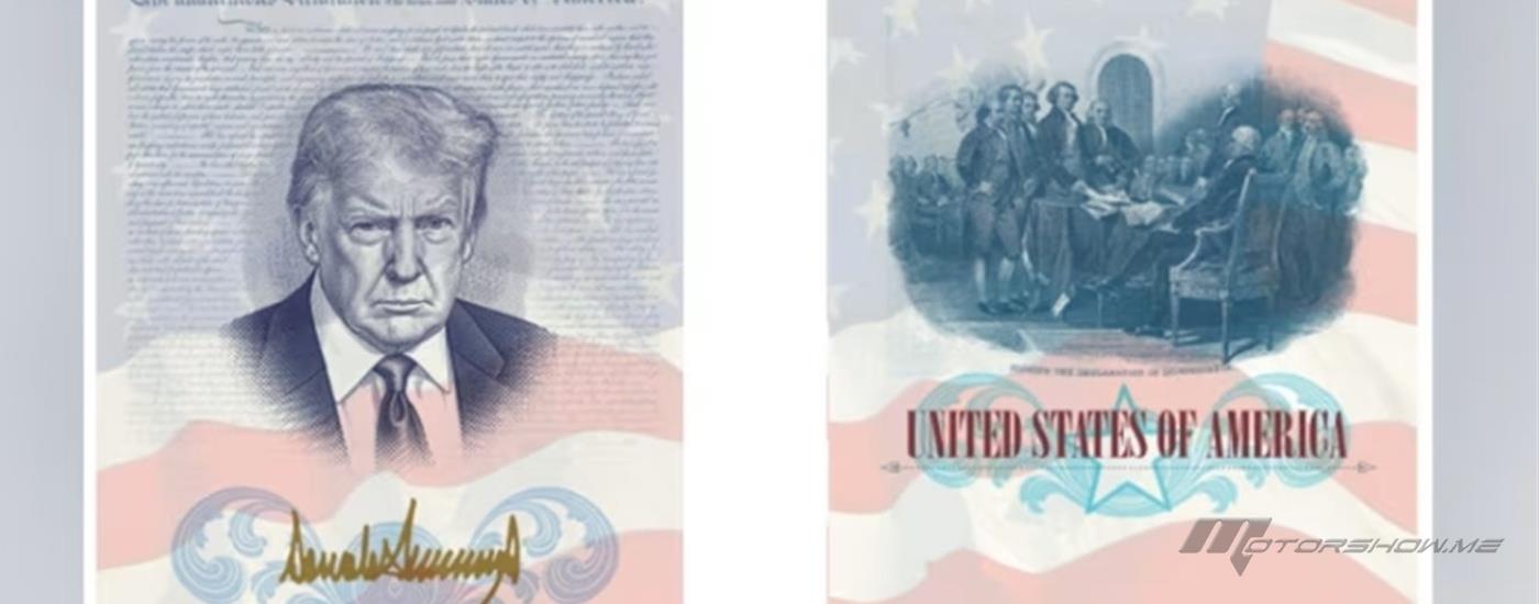 صورة ترامب على جوازات سفر أميركية!