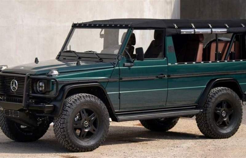 مرسيدس جي كلاس بسقف مفتوح و8 مقاعد