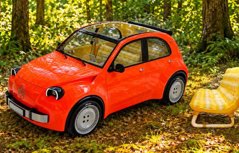 سيتروين تعيد إحياء 2CV بتصميم كهربائي مبتكر ومقاعد تتحول إلى كراسٍ للنزهات!